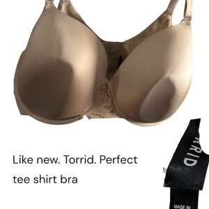 Torrid Women's Beige Tee Shirt Bra